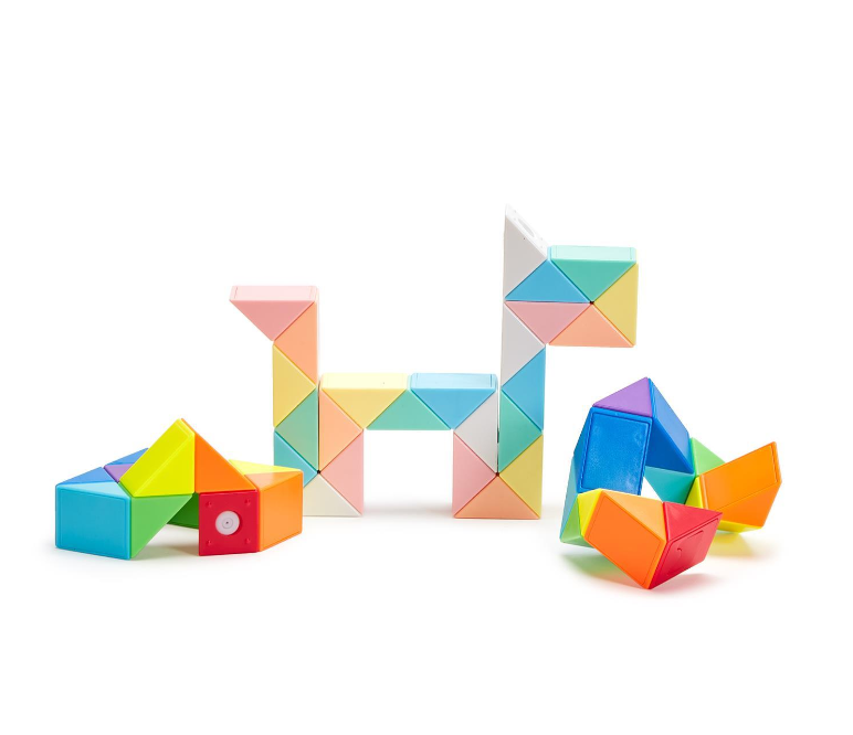Two's Company Multicolor Fidget Puzzles - Pastel Ranibow
