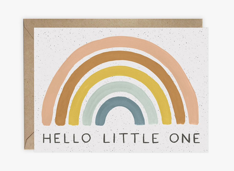 LoveLight Paper Rainbow Baby (Hello Little One) - Card
