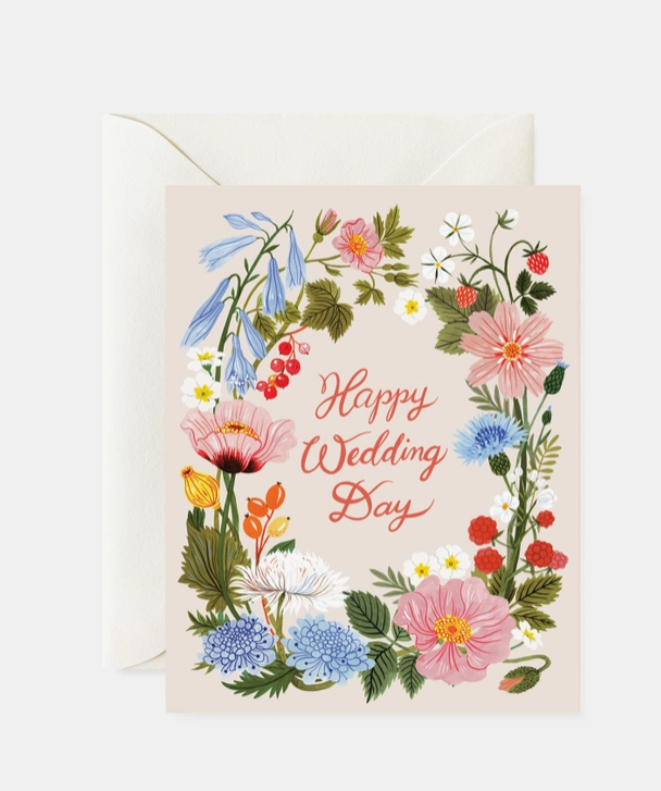 Botanica Paper Co. Happy Wedding Day Card