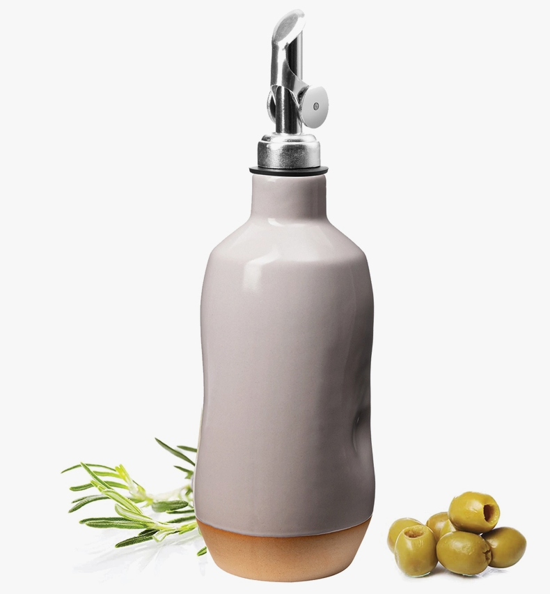 The Wine Savant / Khen Glassware Cruet Ceramic Olive Oil Dispenser Bottle