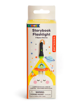 Kikkerland Space Stories Storybook Flashlight