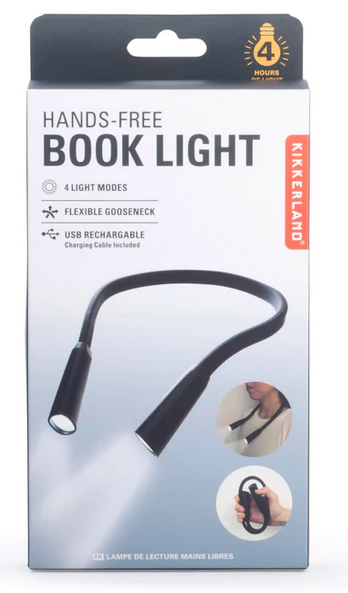 Kikkerland Hands Free Book Light