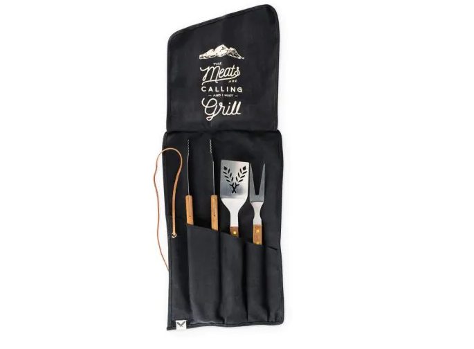Foster & Rye Grilling Tool Set - The Meat is Calling
