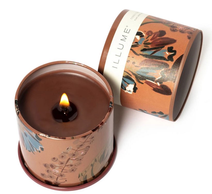 Illume Terra Tabac Vanity Tin Candle