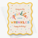 onderkast studio Wavy Die Cut Sprinkles and Wrinkles Notecard
