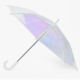 Hipsterkid Kids Umbrella - Holographic with White Handle
