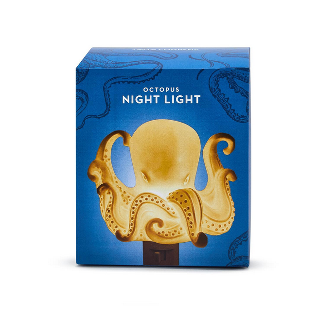 Two's Company Octopus Nightlight in Gift Box