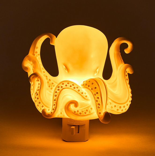 Two's Company Octopus Nightlight in Gift Box