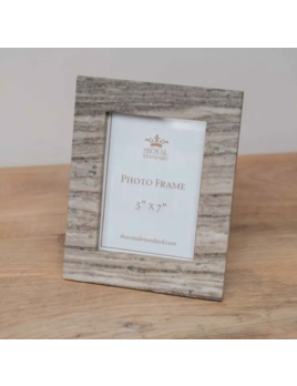 The Royal Standard Marble Photo Frame Gray 5x7