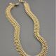 David Aubrey Jewelry Gold Chain Fish Bone Necklace