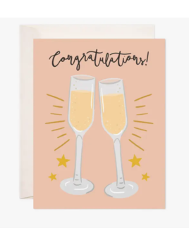 Bloomwolf Studio Cheers Congrats Greeting Card