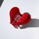 Solar Eclipse Handmade Double Heart Claw Hair Clip