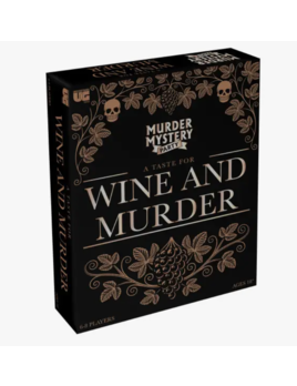 University Games A Taste for Wine and Murder-Murder Mystery Games