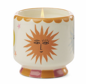 Paddywax Adopo 8 oz. Sun Ceramic Candle - Orange Blossom