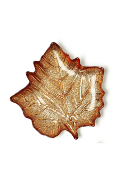 Two's Company Enchanted Woods  Leaf Plate- Large