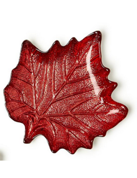 Two's Company Enchanted Woods  Leaf Plate- Meduim