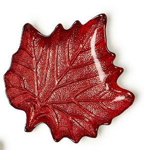 Two's Company Enchanted Woods  Leaf Plate- Meduim