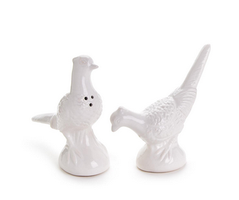 Two's Company Pheasant Salt and Pepper Shaker Set