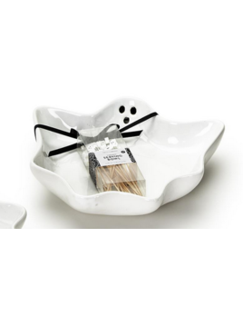 Two's Company Spooktacular Halloween Bowl with 20 Picks - Ghost