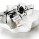 Two's Company Spooktacular Halloween Bowl with 20 Picks - Spider