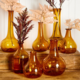 Two's Company Amber Decorative Bottle / Vase - Small