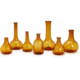 Two's Company Amber Decorative Bottle / Vase - Small