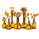 Two's Company Amber Decorative Bottle / Vase - Medium