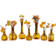 Two's Company Amber Decorative Bottle / Vase - Medium