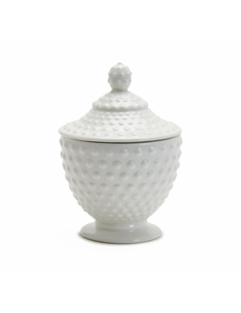 Two's Company Hob Nail Lidded Jar / Candy Dish