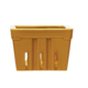 Creative Co-op Textured Stoneware Berry Basket - Yellow