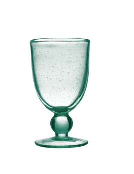 Creative Co-op 14 oz. Bubble Glass Stemmed Glass