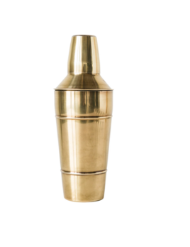 Creative Co-op Stainless Steel Cocktail Shaker - Gold