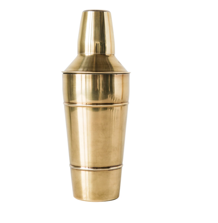 Creative Co-op Stainless Steel Cocktail Shaker - Gold