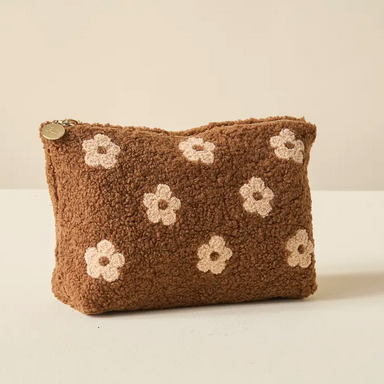 The Darling Effect Teddy Pouch - Brown Flower
