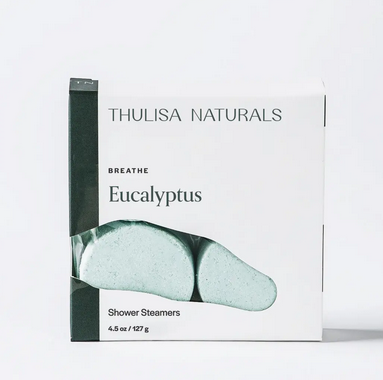 Thulisa Naturals | Bath + Body Shower Steamers//Eucalyptus//4 pack gift set