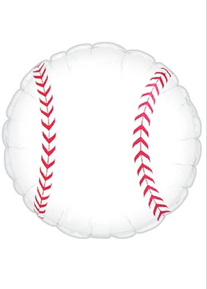 GG Distributors Baseball 17" Balloon