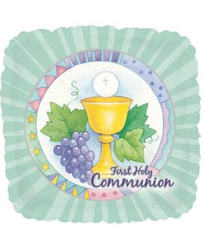 GG Distributors First Holly Communion 17" Balloon
