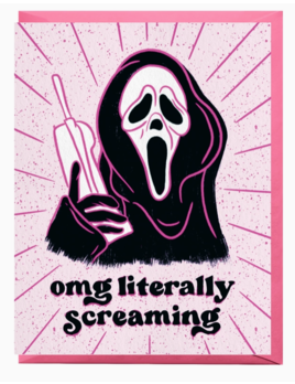Boss Dotty Paper Co Literally Screaming Encouragement Card