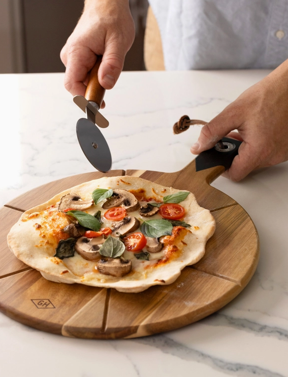 Gentlemen's Hardware Pizza Board With Pizza Cutter