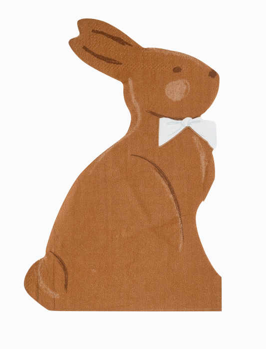 My Mind's Eye Chocolate Bunny Napkin
