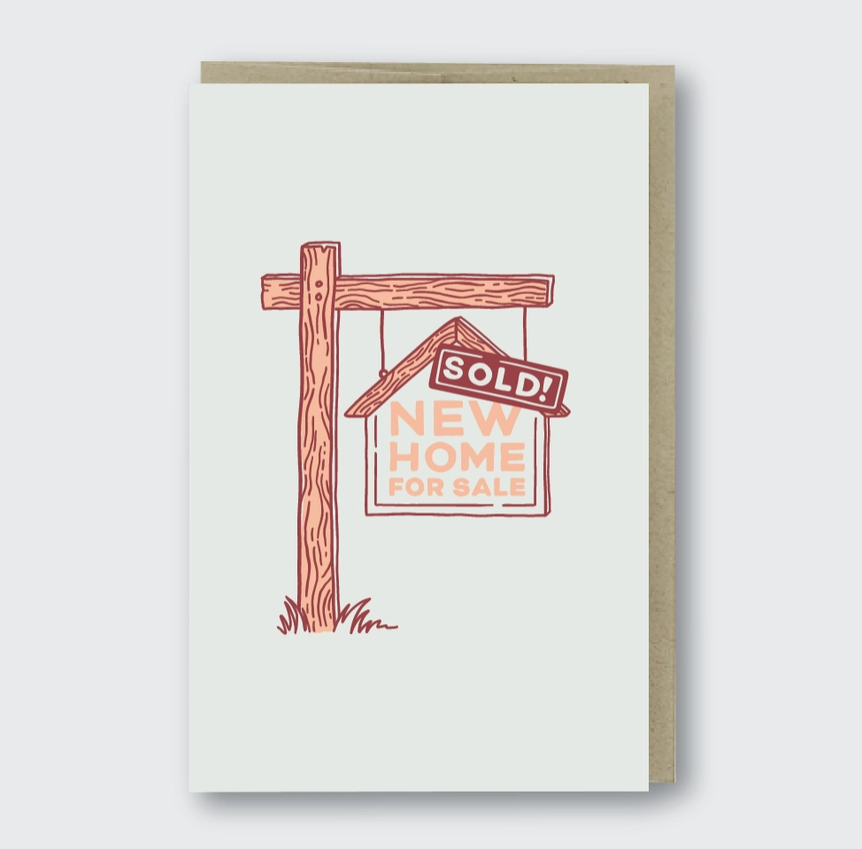Pike Street Press New Home Sign Card