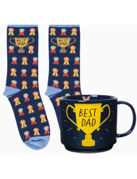 Danica Jubilee Best Dad Mug & Socks Set of 2