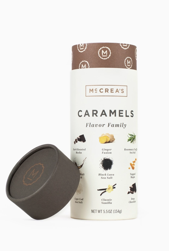 McCrea's Candies Caramels Tall Tube - Flavor Family