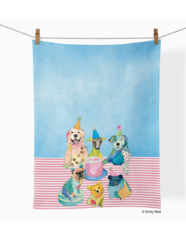 Werkshoppe Dog Party | Cotton Tea Towel
