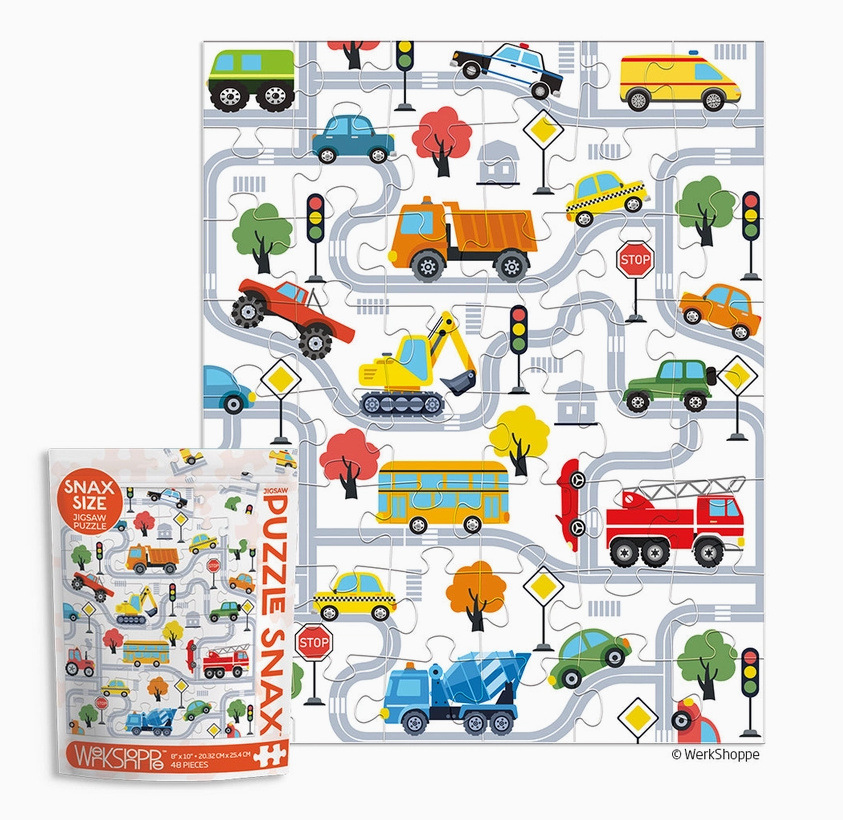 Werkshoppe Trucks And Transportation 48 Puzzle Piece