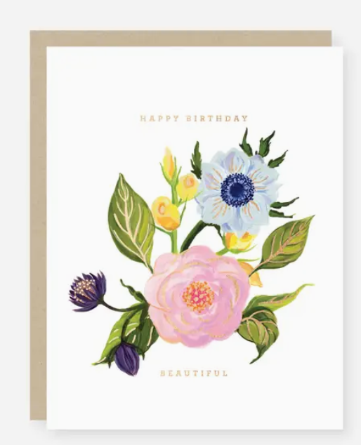 2021 Co. Garden floral beautiful Birthday Card