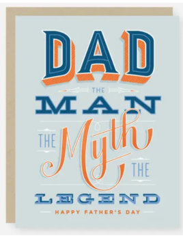2021 Co. The man, the myth, the legend father's day card