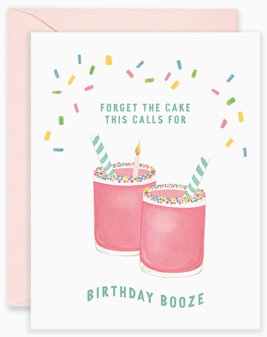 Isabella MG & Co. Birthday Booze & Friendship Card