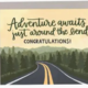 1canoe2 Adventure Road Congratulations Greeting Card