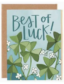 1canoe2 Best Of Luck Clover Greeting Card
